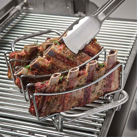 Broil King Imperial 62602 Barbecue Accessory, holding ribs on the grill