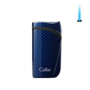 Colibri Falcon Metallic Lighter Fiber Blue