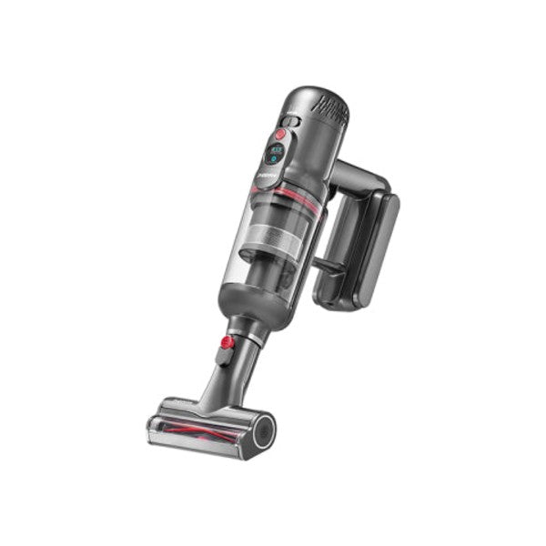 Puppyoo T12 Pro Rinse Cordless Vacuum Cleaner in Red, handheld unit