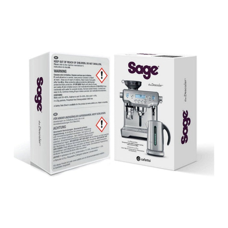 Sage SES007NEU0NEU1 Descaler – Pack of 4 Sachets