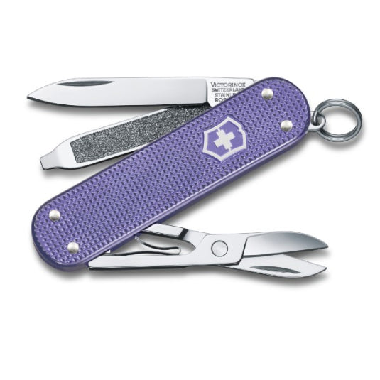 Victorinox Swiss Army Knife Classic SD Alox - 58mm - Electric Lavender