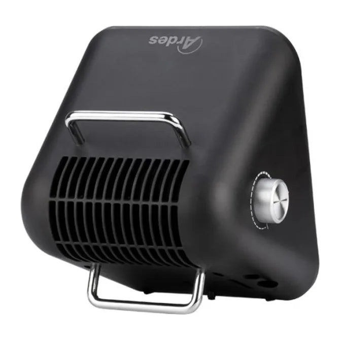 Ardes Iconiq AR4P21B Ceramic Fan Heater in Black, back view