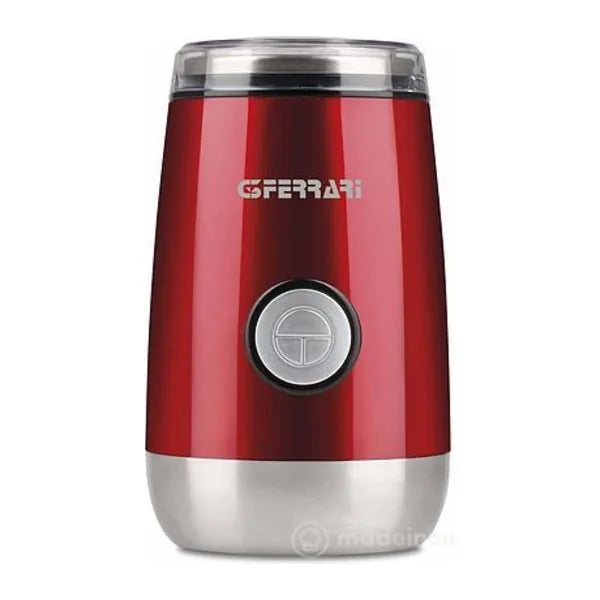 G3Ferrari Cafexpress G2007600 Coffee Grinder in Red, front view