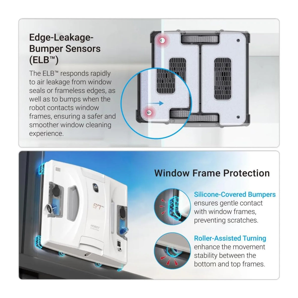 Hobot S7 HOBOT-S7-PRO Window Cleaning Robot, in use
