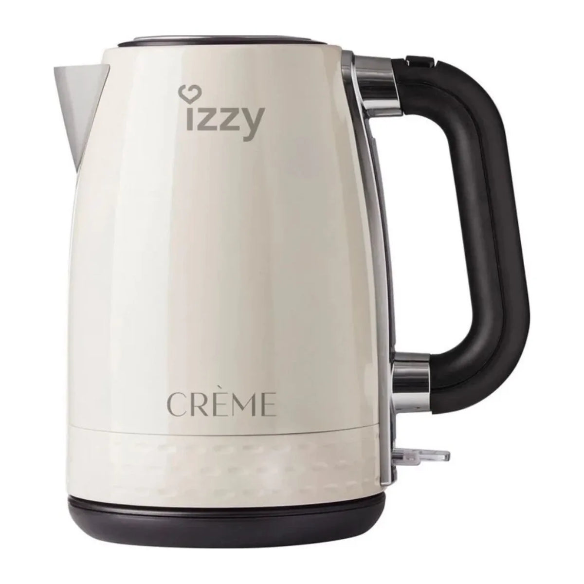 Izzy Crème 224090 Electric Kettle in Creme, front view