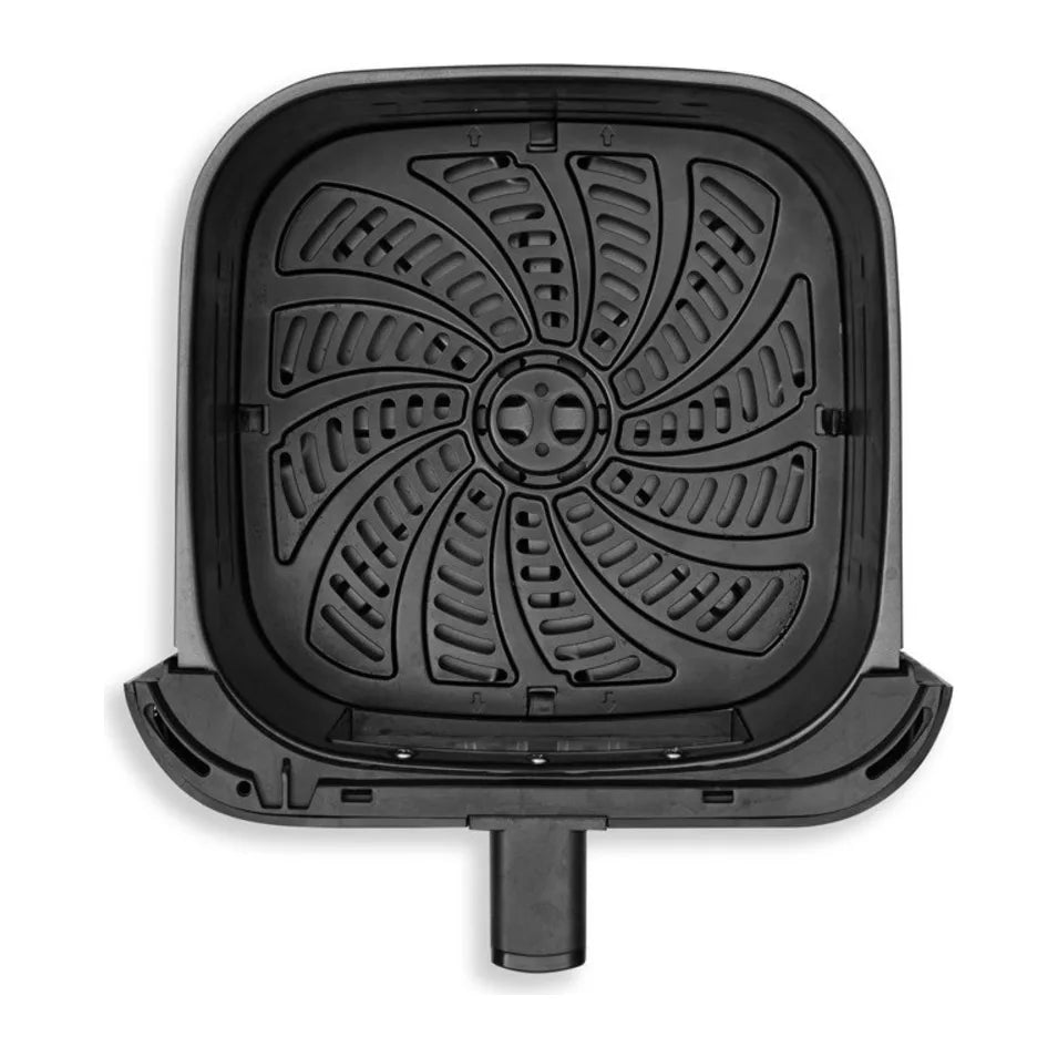 Izzy Digital XL IZ-8229 Air Fryer in Silver, shown open