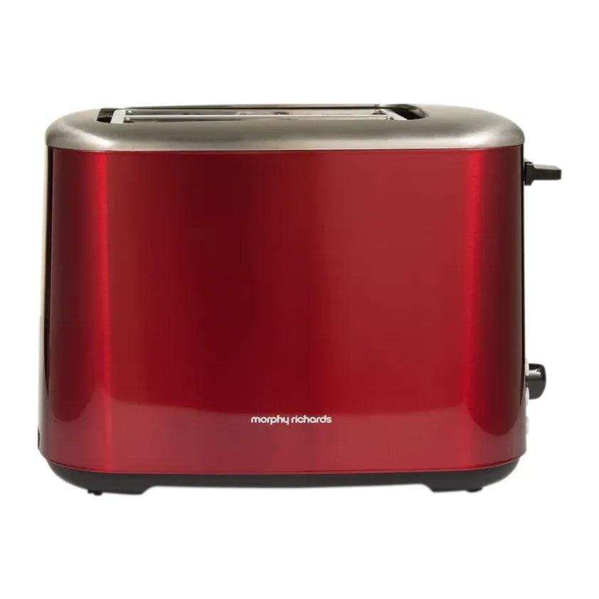 Morphy Richards Equip 222067 Toaster in Red, front view