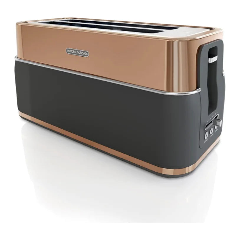 Morphy Richards Signature 245742 Toaster in Matt Copper, front view
