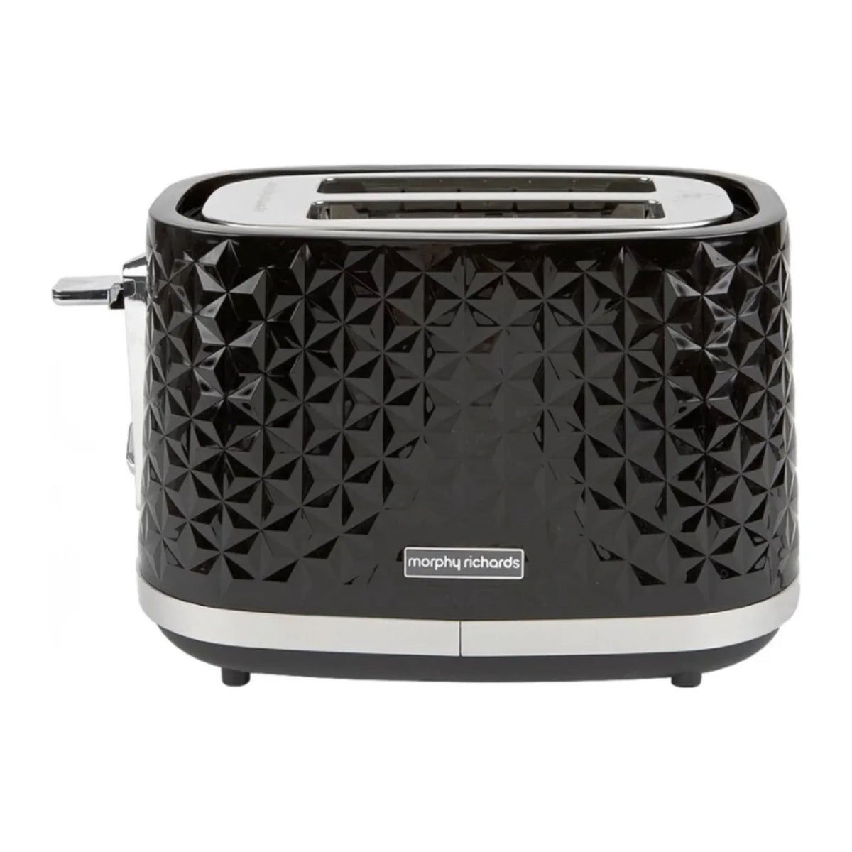 Morphy Richards Vector 228311 Toaster in Black, front view
