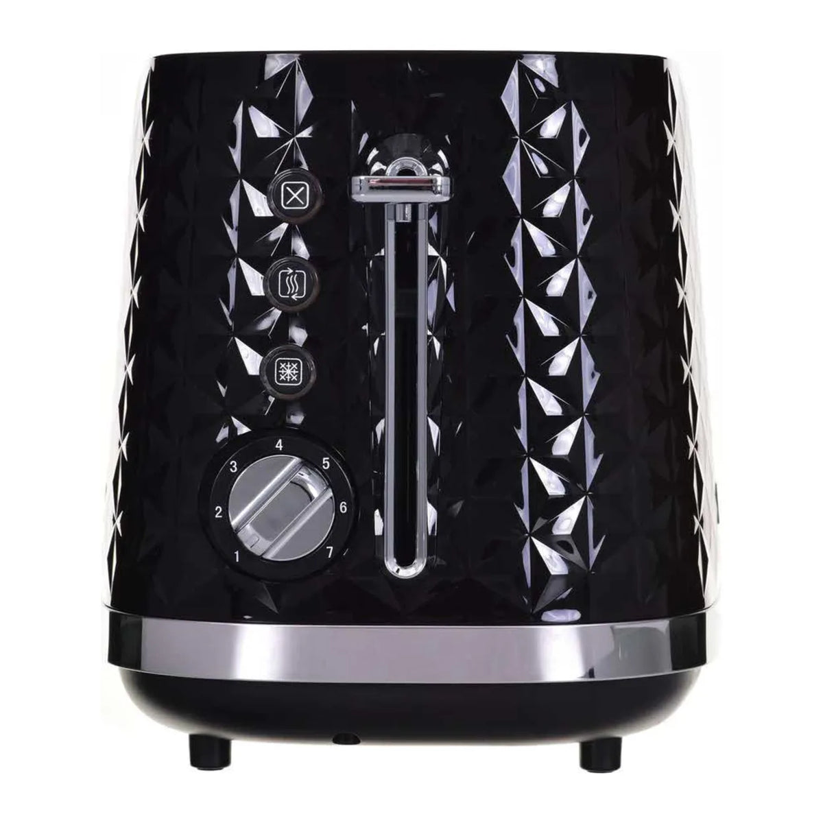 Morphy Richards Vector 228311 Toaster in Black, side view