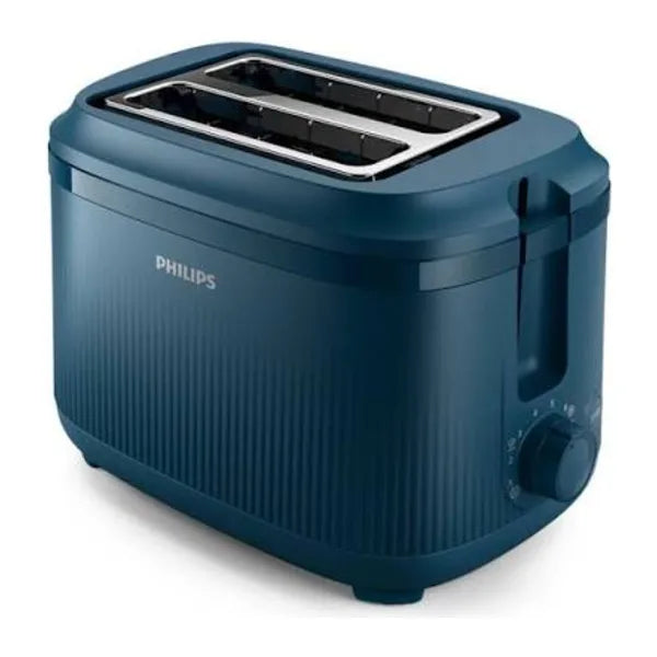 Philips 3000 Series HD2511/70 Toaster in Blue, angled view