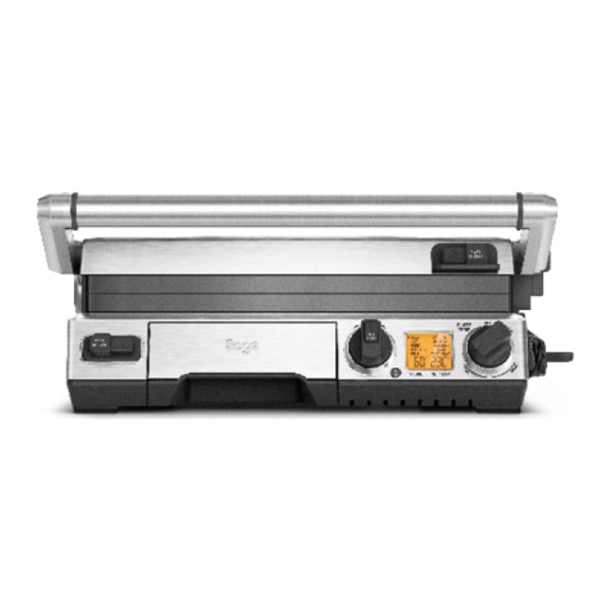 Sage the Smart Grill Pro BGR840 Contact Grill, closed, front view