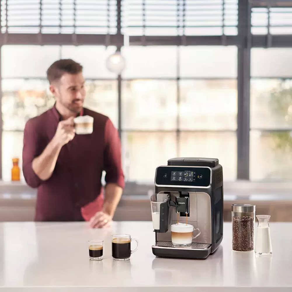 Philips Series 2200 EP2235/40 Bean-to-Cup Coffee Machine, in a kitchen