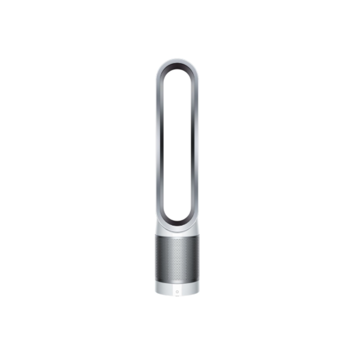 Dyson Pure Cool Link TP02 Purifying Fan in White/Silver, front view