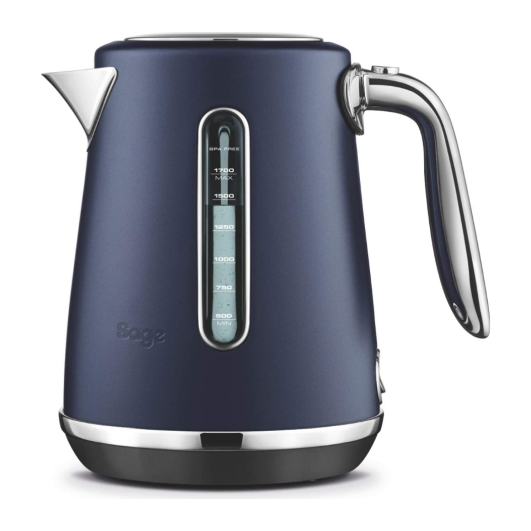 Sage Soft Top Luxe BKE735 Electric Kettle in blue