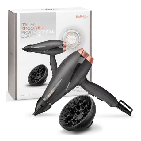 BaByliss Smooth Pro 2100 6709DE Hair Dryer, with its box
