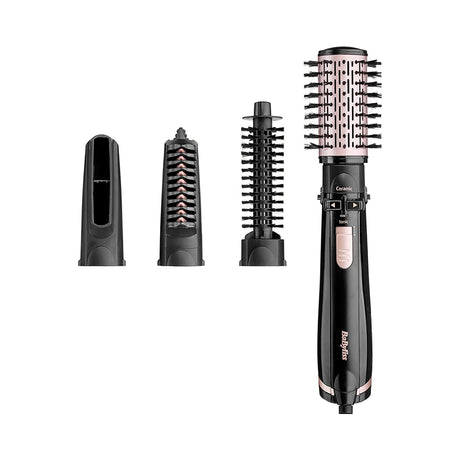BaByliss AS200E Hot Air Styler, with its accessories