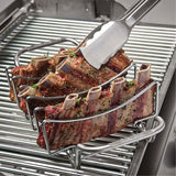 Broil King Imperial 62602 Barbecue Accessory, holding ribs on the grill