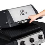 Broil King Gem 310 814153 Gas Barbecue, opening the lid