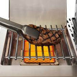 Broil King Baron 590 876283 Gas Barbecue, searing a steak