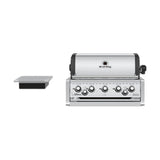Broil King Imperial S 590 998083 Built-In Gas Barbecue, with its side burner tray