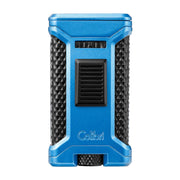 Colibri Ascari III Lighter with Cigar Punch Blue