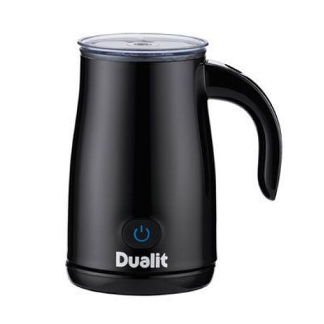 Dualit 84135 Milk Frother in Black, front view