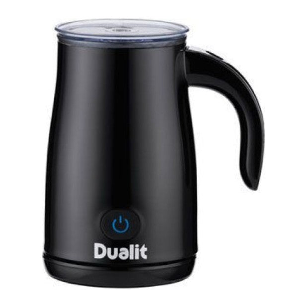 Dualit 84135 Milk Frother in Black, front view