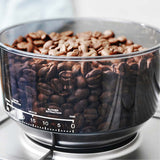Gastroback Design Espresso Barista Pro 42616 Espresso Machine, close-up of the bean hopper