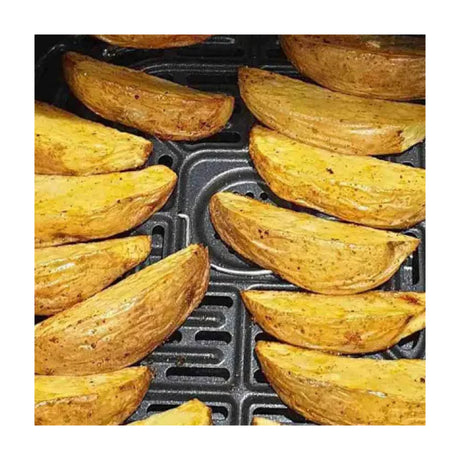 Instant Vortex 4-in-1 Air Fryer, close-up of air-fried potato wedges