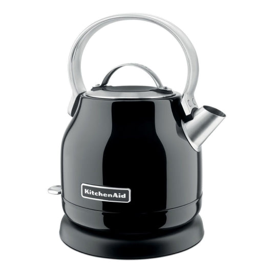KitchenAid 5KEK1222 Electric Kettle in black, angled view