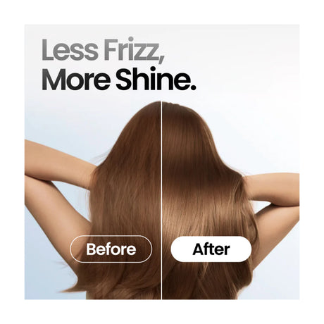 Laifen Swift Special Hair Dryer, before and after styling