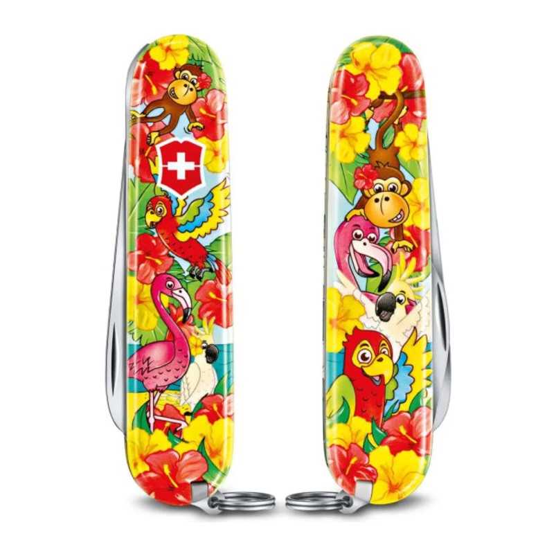 Victorinox My First 0.2373.E3 Pocket Knife, closed, front and back