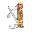 Victorinox My First 0.2373.E3 Pocket Knife, opened, showing its tools