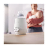 Philips Avent Premium Fast SCF358/00 Bottle Warmer, in use