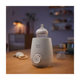 Philips Avent Premium Fast SCF358/00 Bottle Warmer, warming a bottle at night