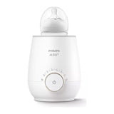 Philips Avent Premium Fast SCF358/00 Bottle Warmer, with a baby bottle