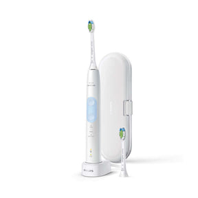 Philips Sonicare ProtectiveClean 5100 HX6859/29 Electric Toothbrush, on its charger