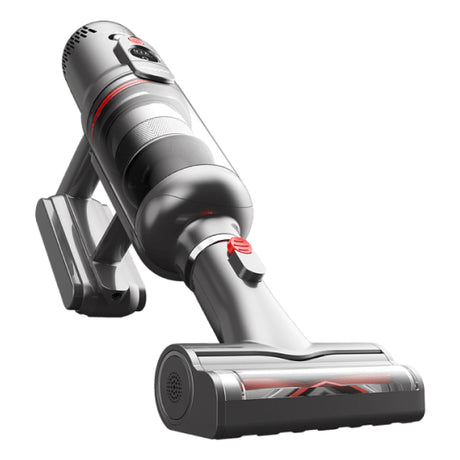 Puppyoo T12 Home Cordless Vacuum Cleaner in Red, as a handheld vacuum