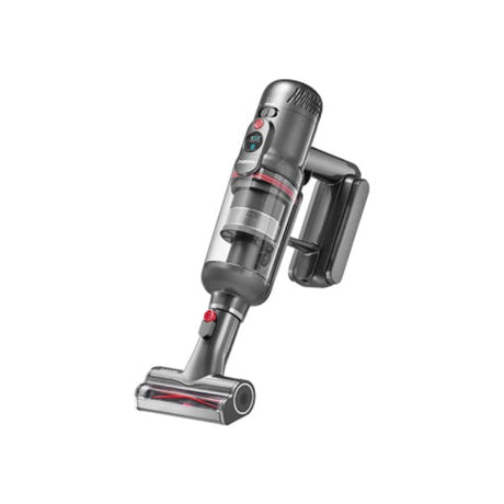 Puppyoo T12 Pro Rinse Cordless Vacuum Cleaner in Red, handheld unit