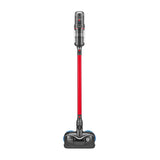 Puppyoo T12 Pro Rinse Cordless Vacuum Cleaner in Red, front view
