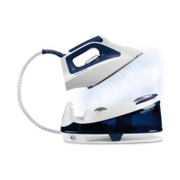 Rowenta Easy Steam VR7040 Steam Generator Iron, releasing steam