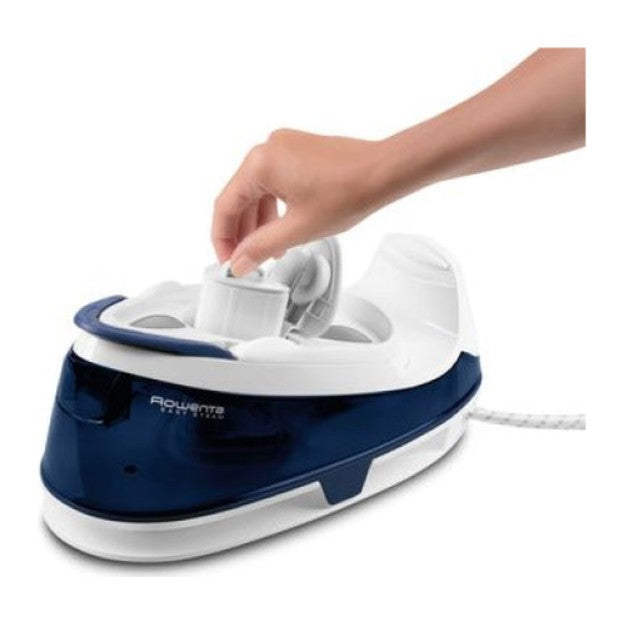Rowenta Easy Steam VR7040 Steam Generator Iron, filling the water tank