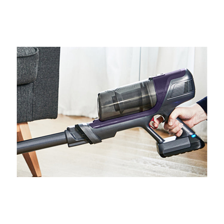 Rowenta X-Pert 6.60 Essential RH6837WO Cordless Vacuum Cleaner, cleaning a sofa as a handheld