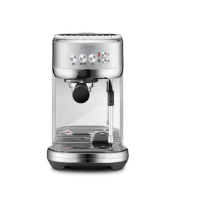 Sage Bambino Plus SES500BTR Espresso Machine in Stainless Steel, front view