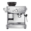 Sage Barista Express Impress SES876BSS Espresso Machine in Brushed Stainless Steel, front view