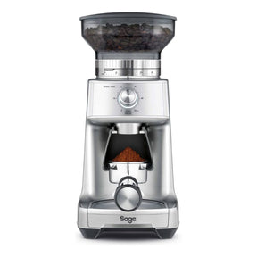 Sage the Dose Control Pro BCG600 Coffee Grinder in Silver, front view