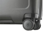 Victorinox Connex 605659 Carry-On Suitcase in Black, close-up of the wheels