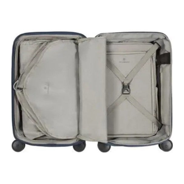 Victorinox Werks Traveler 6.0 609967 Carry-On Suitcase in Blue, opened, interior from the front