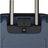 Victorinox Werks Traveler 6.0 609967 Carry-On Suitcase in Blue, close-up of the telescopic handle